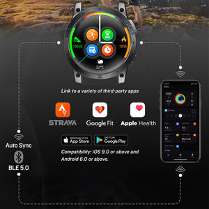 Смарт-часы EDS CrossFit 3 для мужчин с барометрическим компасом, GPS, 1,43-дюймовым AMOLED-дисплеем, водонепроницаемостью до 50 м, для iOS и Android - Product Image 4