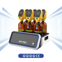 Analizador Inteligente de DBO5 SCITEK, 8 Muestras/Lote, Pantalla Táctil a Color de 7 Pulgadas, 0-4000mg/L, 10000 Grupos, Agregación de Datos Inalámbrica
