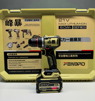Ensemble d'outils rechargeables au lithium FengBao, 6 et 4 pièces, norme européenne, 6,0 Ah, nouvelle collection, directement de l'usine FengBao