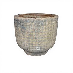 Pots à fleurs vietnamiens modernes de haute qualité, en céramique vernissée, pour la décoration de la maison et du jardin, utilisation au sol, jardinières en argile - Product Image 1