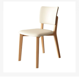 Sillas de Comedor de Madera Minimalistas de Estilo Nórdico con Respaldo, Muebles Modernos para Comedor L111 - Product Image 2