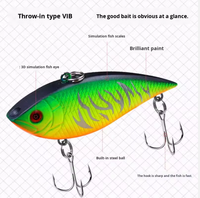 Umpan Pancing VIB Aotuo Laris 7cm 12g, Umpan Buatan Keras ABS, Lemparan Jauh untuk Memancing Ikan Bass Mandarin