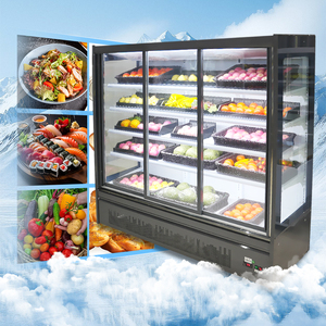 Trung Quốc Nhà cung cấp multideck mở máy làm lạnh thương mại Máy làm lạnh Rau tủ lạnh cho siêu thị trái cây và rau hiển thị - Product Image 1