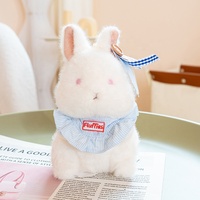 Boneka Hewan Zoe Plush, Kelinci Bergaya Pastoral Beraroma Mink Cashmere, Super Lembut