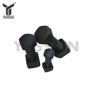 m40 m28 m16 hex lin noir 8,8 gradestandard taille haute tension aigue boulons de la piste de charrue et écrous - Product Image 3