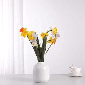 Oh Nghệ Thuật Bán Buôn Nhân Tạo Trắng Hoa thuỷ tiên vàng Nhân Tạo Hoa Cho Nhà Bên Phòng Trang Trí - Product Image 5