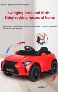 2023新款卡通电动4轮遥控骑乘玩具塑料婴儿玩具车2至4岁儿童 - Product Image 6