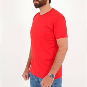 T-shirt uni pour homme de haute qualité à prix de gros décontracté, faible MOQ, prix abordable, t-shirt à manches courtes respirant pour l'été - Product Image 4