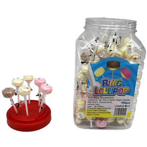 Nouveau bonbon dur doux <span class=keywords><strong>fraise</strong></span> chocolat crème <span class=keywords><strong>lait</strong></span> goût anneau <span class=keywords><strong>sucette</strong></span> - Product Image 5