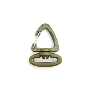 Mousqueton triangulaire tactique rotatif à 360 degrés, multifonctionnel en forme de D, pour accrochage rapide, porte-clés d'alpinisme, couleur assortie - Product Image 5
