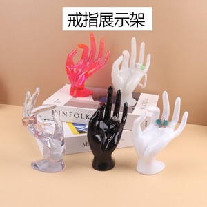 Ok Hand Jewelry Display Stand Clear Acrylic Ring Showcase For Store Counter Exhibition And Live Streaming - Product Image 5