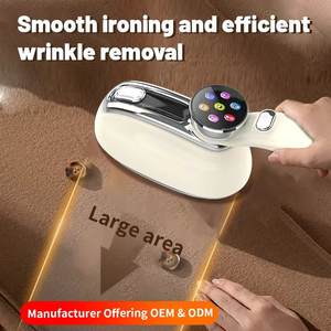 Plancha de vapor portátil blanca, plancha eléctrica de mano, cepillo de vapor de viaje, herramienta de planchado de varias velocidades para uso doméstico - Product Image 2