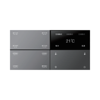Interrupteur mural intelligent KNX 4 gangs 8 boutons, dernier modèle 2025, pour l'automatisation de la maison, emballage en sac, matériel système KNX