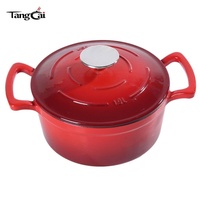 Marmite hollandaise en fonte format familial, revêtement émaillé, compatible four, construction métallique durable, compatible gaz et induction, inclut une marmite, cuisine