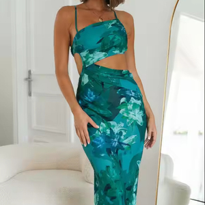 Polka Dots Long Holiday Vintage Dress Mujeres Sexy Dress <span class=keywords><strong>Vestido</strong></span> más vendido - Product Image 1