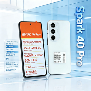 Teléfono Inteligente Techno SPARK40 Pro Plus LTE Desbloqueado con Android, Pantalla LED HD de 6.8 Pulgadas, Doble SIM, 512 GB de ROM, Francés, 5000 mAh, Deca Core - Product Image 2