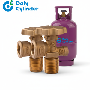 Válvula de seguridad de latón de alta presión para cilindros de GLP, tipo POL, con volante, puerto de 1/2, 1 año de garantía para gas, directo de fábrica DALY - Product Image 2