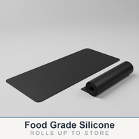 Tapis de table de cuisine en silicone de qualité alimentaire, écologique et moderne, antiadhésif, résistant à la chaleur, antidérapant, protection de comptoir, taille personnalisée