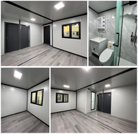 Maison préfabriquée de haute qualité en conteneur de 20 pieds, maisons modulaires pliables, maisons préfabriquées de luxe, 2 chambres, 1 cuisine, 1 salle de bain