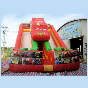 สไลเดอร์เป่าลมรูปรถยนต์สำหรับเด็ก สนุกสนานกลางแจ้ง ใช้ได้ที่โรงเรียน ห้างสรรพสินค้า หรือเชิงพาณิชย์ - ผลิตในประเทศจีน - Product Image 1