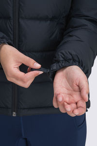 CONMR-Chaqueta de Senderismo Aislante con Capucha a Prueba de Viento y Cremallera, Abrigo Acolchado de Poliéster Cálido para Senderismo en Invierno, Uso Personalizado - Product Image 5