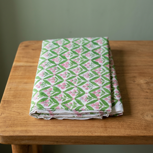 Nueva Tela de Algodón Orgánico Indio con Estampado Floral Tejido para Verano, Ecológica, de Secado Rápido y Transpirable, para Vestidos, Edredones, Cortinas y Decoración del Hogar - Product Image 2