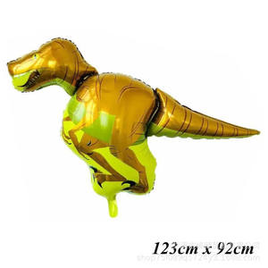 Nouveau dinosaure aluminium Film ballon tyrannosaure <span class=keywords><strong>Rex</strong></span> Velociraptor pour la fête de noël décoration d'événement élégant - Product Image 5