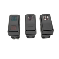 Interrupteur à bascule étanche Carling Technologies Contura X 7P ON-OFF-ON DPDT 2 LED, interrupteurs à bascule étanches pour voitures et bateaux 12V 24V