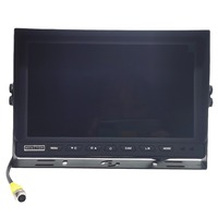 Système de recul AHD HD à double caméra | Moniteur 10,1 pouces IP69K | Anti-vibration 17.3G | Prise d'aviation à 4 broches | Pour camion-grue, bus 12V-36V