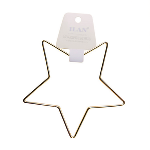 Anello Metallico Ilan Star 25cm, Accessorio Decorativo di Moda - Product Image 1