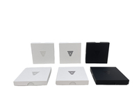 Boîtes cadeaux en carton personnalisées pour anneaux intelligents avec insert en mousse, couvercle et base, gaufrage et pelliculage mat pour l'électronique grand public