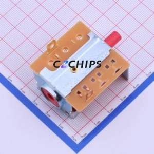 HR31-M46A-1P-F1-R Rotary Switch Through hole Component (THT) Switch 4 Flat Type Solder Tab 100000 - Product Image 1