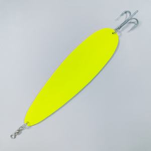 SEASKY Cuillère de pêche en métal pour saumon, thon, muskie, avec lames en acier inoxydable plaquées UV, 5,5'', 7'', 8'', 10'', 11'' - Product Image 3