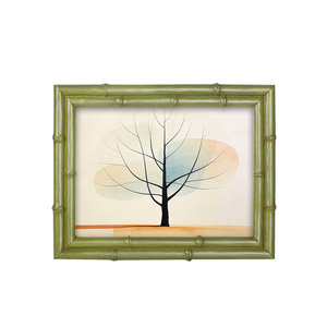 Cornice Portafoto in Bambù Semplice con Supporto per Appendere a Parete, Ideale per Studio, Cornice per Album Fotografici - Product Image 2