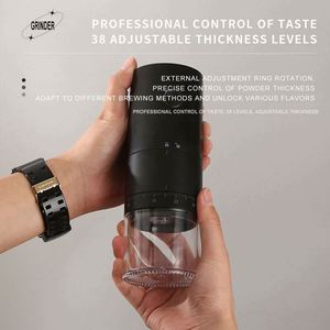 Small Cordless <b>Mini</b> Coffee Bean Grinder Portable <b>USB</b> Electric Rechargeable Coffee Grinder for Coffee Bean - Product Image 3