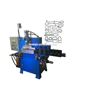 High speed Iron Zinc Rod buckle forming machine / D shape wire rod buckle machine