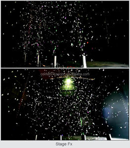 Machine à confettis avec effet de scène professionnel, souffle de papier, contrôle <span class=keywords><strong>DMX</strong></span>, pour DJ mariage, 1200w, 2 pièces - Product Image 6
