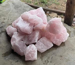 Piedras en Bruto de Cuarzo Rosa Directamente de las Minas, Piedras Preciosas de Cuarzo Rosa en Bruto al por Mayor en Grandes Cantidades - Product Image 5