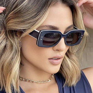 Customized <b>Square</b> New <b>Sunglasses</b> Fashionable and Personalized Women's <b>Sunglasses</b> - Product Image 2