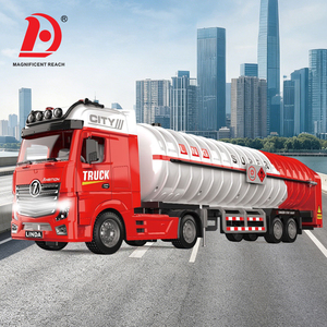 Grande <span class=keywords><strong>Camion</strong></span> <span class=keywords><strong>Cisterna</strong></span> RC a 4 Canali con Telecomando, Veicolo Simulato per Costruzioni, Ricarica USB, Auto <span class=keywords><strong>Giocattolo</strong></span> RC per Ragazzi - Product Image 2