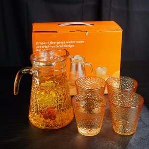 Teteras de vidrio de borosilicato duraderas elegantes, juego de beber transparente para el hogar, restaurante, negocios, diseño clásico - Product Image 6