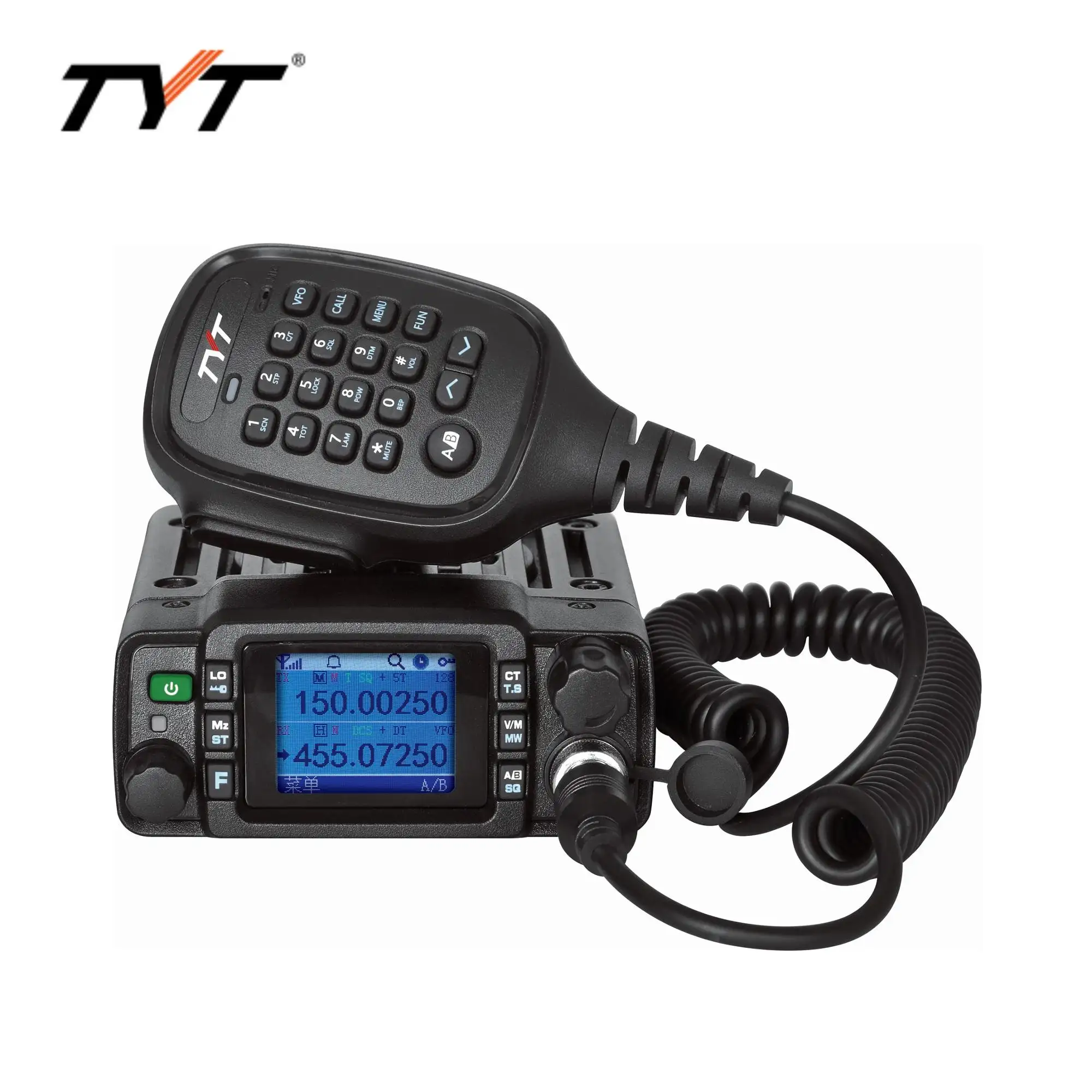 TYT TH-8600 petite taille 25W IP67 radio de véhicule gmrs ham radio 2 voies radio longue portée