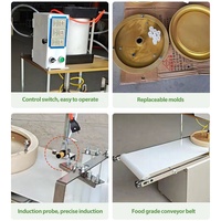Machine à fabriquer les bases de poche de 30cm, presse à bille manuelle pour aplatir les feuilles de pâte à pizza