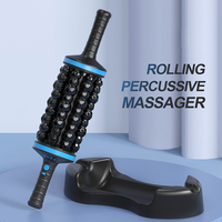 Masseur à percussion sans fil, bâton de massage corporel avec 5 niveaux d'intensité pour un massage des tissus profonds et la relaxation musculaire