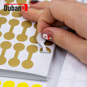 Etiqueta de precio de joyería autoadhesiva en blanco, 100 Uds., etiquetas de precio de papel Tyvek grabables, collares, pendientes, pulseras, etiqueta de identificación de precio - Product Image 2