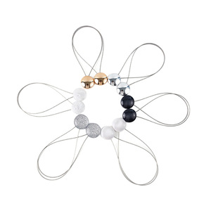 Nueva Cortina <span class=keywords><strong>de</strong></span> Plástico con Efecto Ojo <span class=keywords><strong>de</strong></span> Gato, Hebilla Magnética, Estilo Moderno Minimalista, Correa Antiviento, Venta al por Mayor, Instalación sin Perforaciones - Product Image 1