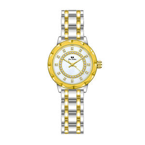 Montre de luxe à quartz BS Bee Sister FA1506, petite, vintage, en alliage d'acier inoxydable doré, résistante à l'eau, avec aiguille en verre - Product Image 5