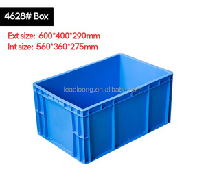 Eu4628 600*400*290 mét hộp rắn tiêu chuẩn Châu Âu thùng nhựa cho hội thảo nhà máy Giao thông vận tải Stackable - Product Image 6