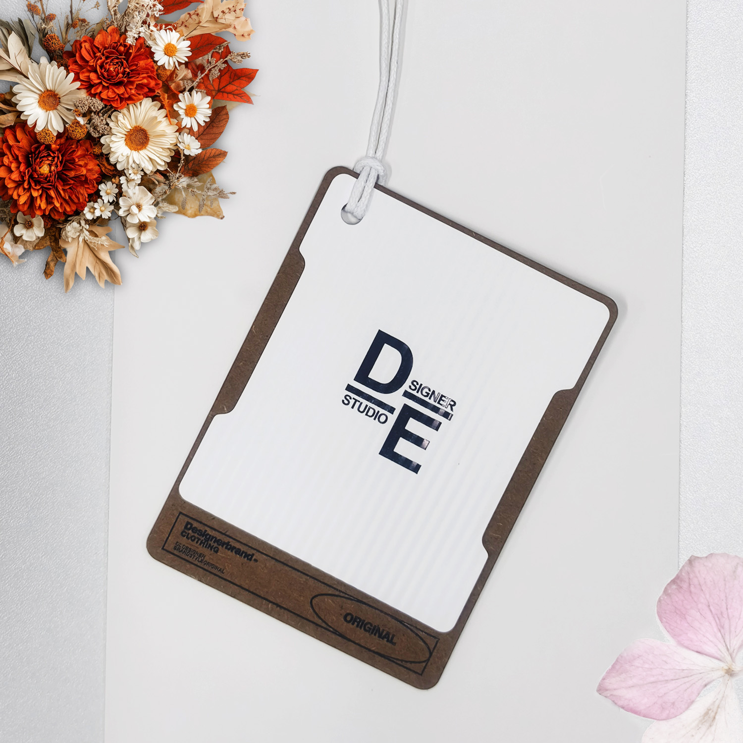 Luxury Name Logo Brand Tags Swing Labels Garment Tags Shoes Hang Tags Shape Customer's Logo Customized Color Waterproof Barcode