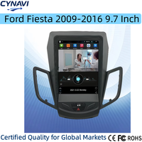 Autoradio GPS Navigation Multimédia Lecteur Vidéo de Voiture Vertical Style Tesla OLED Android 12 Compatible Ford Fiesta 2009-2016